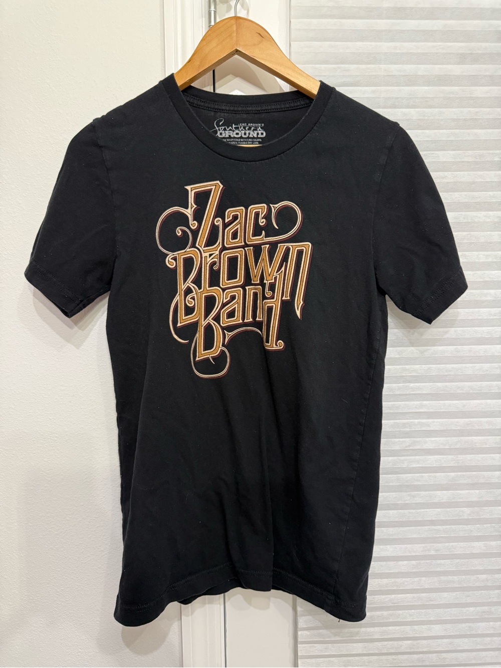 Zac brown band 2017 tour Black Graphic Short-Sleeve Tee